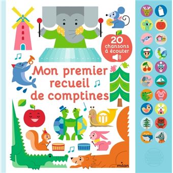 Mon Premier Recueil De Comptines Livre Sonore Chansons A Ecouter Cartonne Ella Bailey Sarah Andreacchio Marion Cocklico Achat Livre Fnac