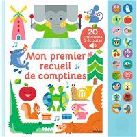 Mon premier livre de comptines, chansons, et berceuses : Rosalinde  Bonnet,Séverine Cordier,Olivia Cosneau - 2324005719 - Livres pour enfants  dès 3 ans
