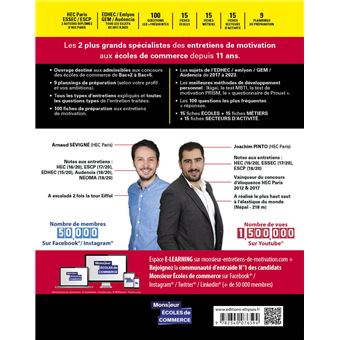 Le Manuel des entretiens de motivation « AST / Admissions Parallèles » - Concours aux écoles de commerce