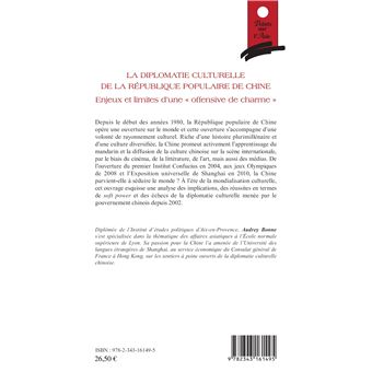 La diplomatie culturelle de la république populaire de Chine
