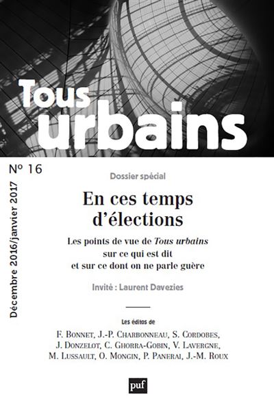 Tous urbains n° 16 (2016) -  Collectif - broché
