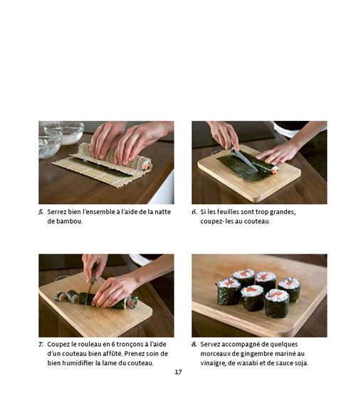 Un Kit en Bambou à Sushi et Maki - Canard