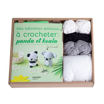 Mes adorables animaux à crocheter : panda et koala