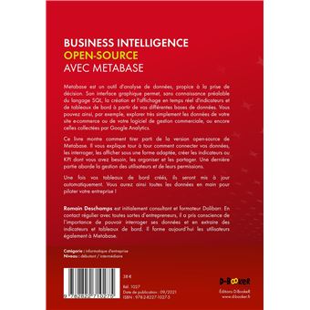 Business Intelligence open-source avec Metabase