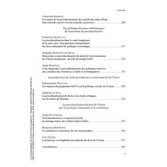 La procéduralisation du droit de l'Union européenne