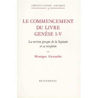 Le commencement du livre - Génèse 1-5