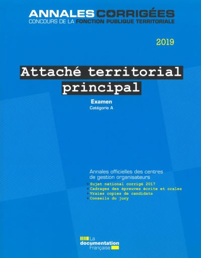 Attaché territorial principal 2019