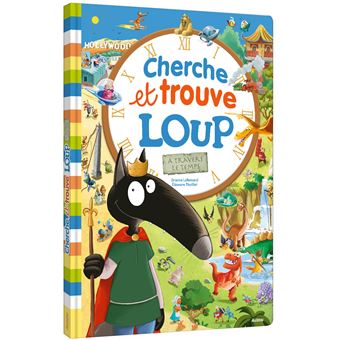 Cherche et trouve géant - loup - à travers le temps