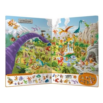 Cherche et trouve géant - loup - à travers le temps