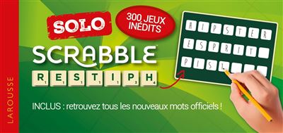 Scrabble Solo spécial nouveaux jeux