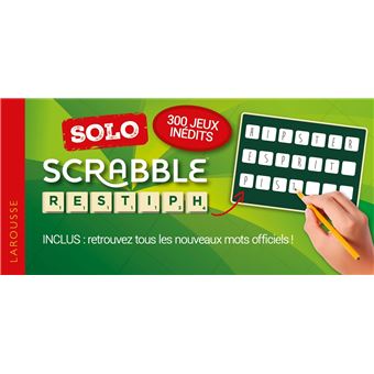Scrabble Solo spécial nouveaux jeux