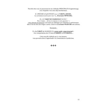 Osez le mariage du tarot de Marseille avec le tarot à Jouer...