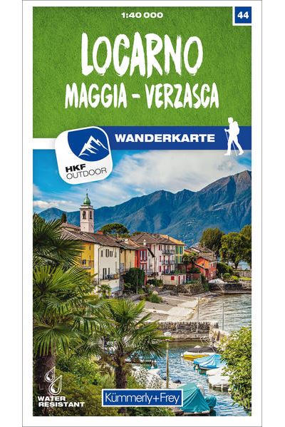 Locarno - Maggia - Verzasca Nr. 44 Wanderkarte -  Collectif - Broschur