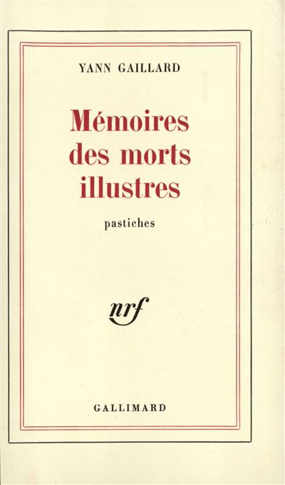 Memo des morts illustre