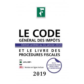 Le code général des impôts et le livre des procédures fiscales 2019