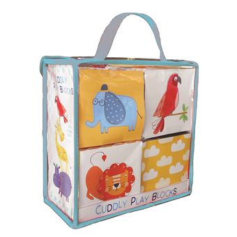 Les animaux sauvages - Livre et cubes d'éveil de bébé