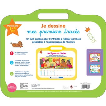 Sami et Julie - Ardoise Je dessine mes premiers tracés 3-4 ans