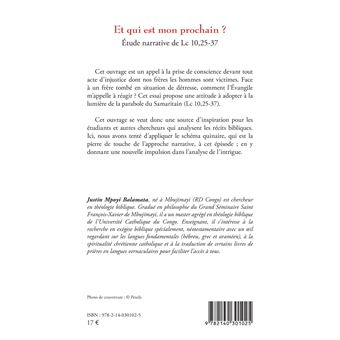 Et qui est mon prochain ?