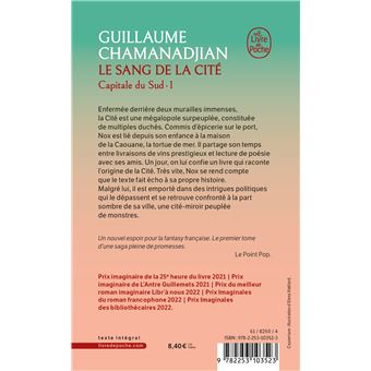 Le Sang de la cité (La Tour de Garde, Capitale du Sud Tome 1)