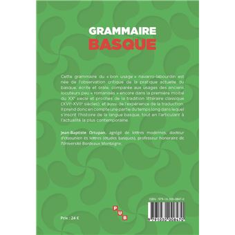 Grammaire Basque