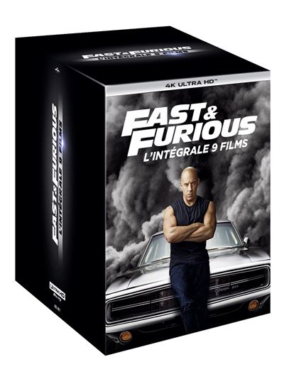 Fast And Furious L'Intégrale 1 à 9 Blu-ray 4K Ultra HD