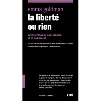 La liberté ou rien -Contre l'état, le capitalisme et le patr