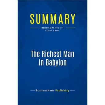 Summary: The Richest Man in Babylon