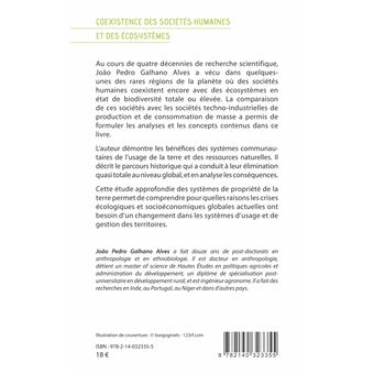 Coexistence des sociétés humaines et des écosystèmes