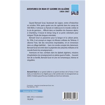 Aventures en Iran et guerre en Algérie
