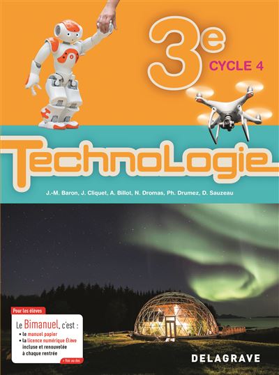 Bimanuel Technologie 3e (2017) - Manuel élève
