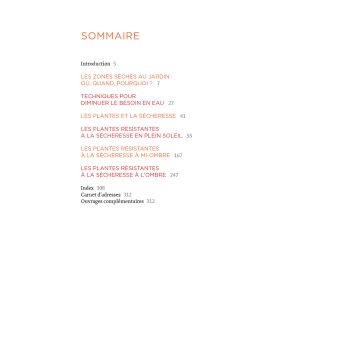 Toutes les plantes supportant la sécheresse