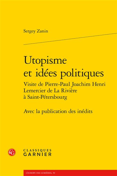 Utopisme et idees politiques visite de pierre-paul joachim h