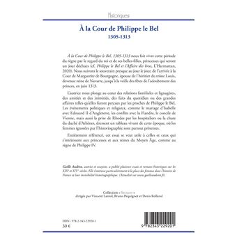 À la Cour de Philippe le Bel