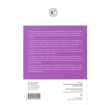 La sécurité sociale - La situation financière en 2018