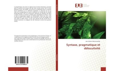 Syntaxe, pragmatique et délocutivité