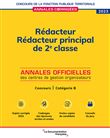 Rédacteur. Rédacteur principal de 2e classe 2023