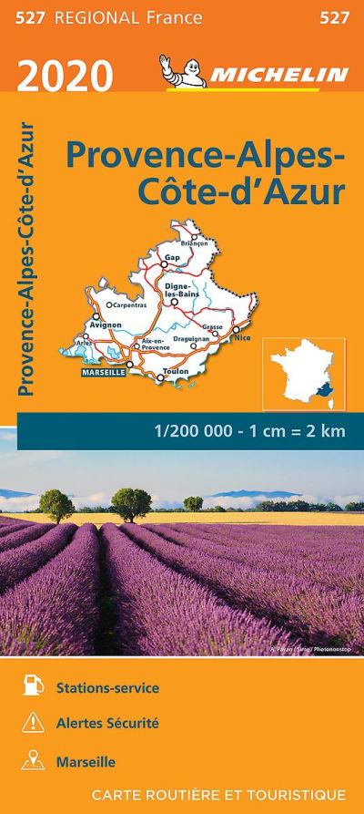 PROVENCE-CÔTE-D'AZUR 10527 CARTE MICHELIN KAART 2020