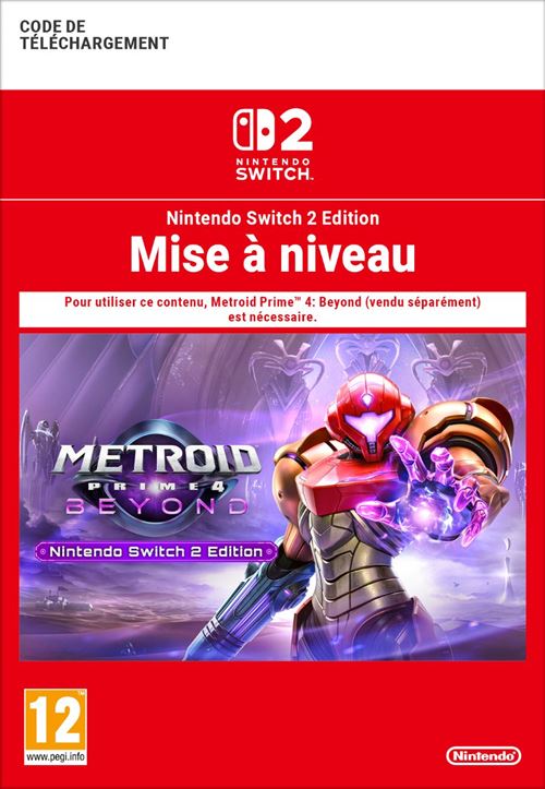 Code de téléchargement mise à niveau Metroid Prime 4 : Beyond