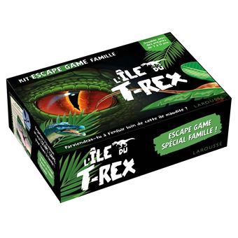 Kit escape game famille L'île du T-Rex