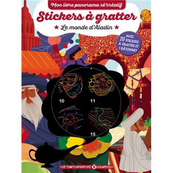 Stickers à gratter - Le monde d'Aladin