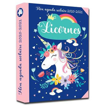 Mon agenda scolaire Licornes 2020-2021