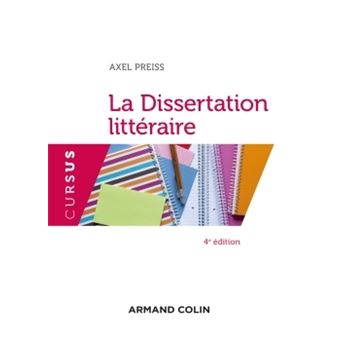dissertation definition litteraire
