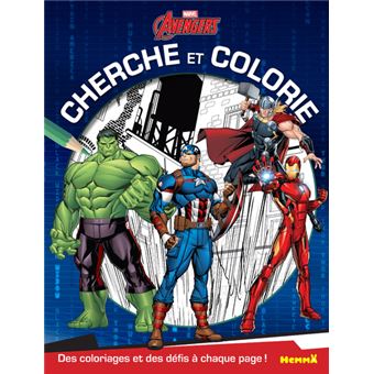 Marvel Avengers Cherche et colorie