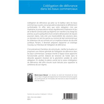 L'obligation de délivrance dans les baux commerciaux