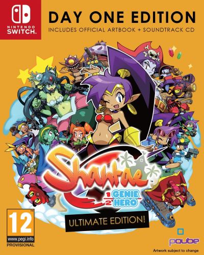 Pochette avant du jeu Shantae Half Genie Hero Ultimate Day One Edition Nintendo Switch