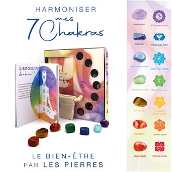 Coffret - Harmoniser mes 7 chakras -  Le bien-être par les pierres