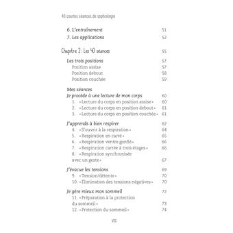 40 courtes séances de sophrologie - Pour mieux gérer le quotidien