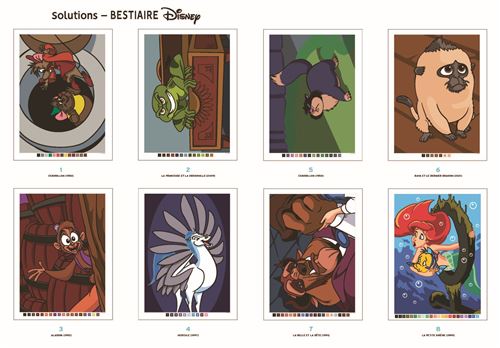 Coloriages mystères Disney - Mickey and friends by Jérémy Mariez
