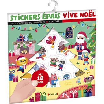 Stickers épais - Vive Noël !