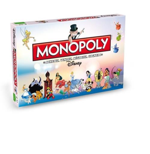 Monopoly Disney - Jeu de société - Version française - Jeu de